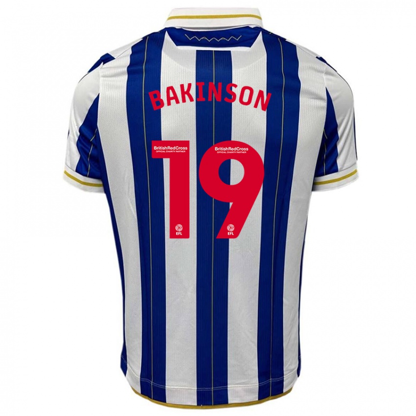 Dames Tyreeq Bakinson #19 Blauw Wit Thuisshirt Thuistenue 2023/24 T-Shirt