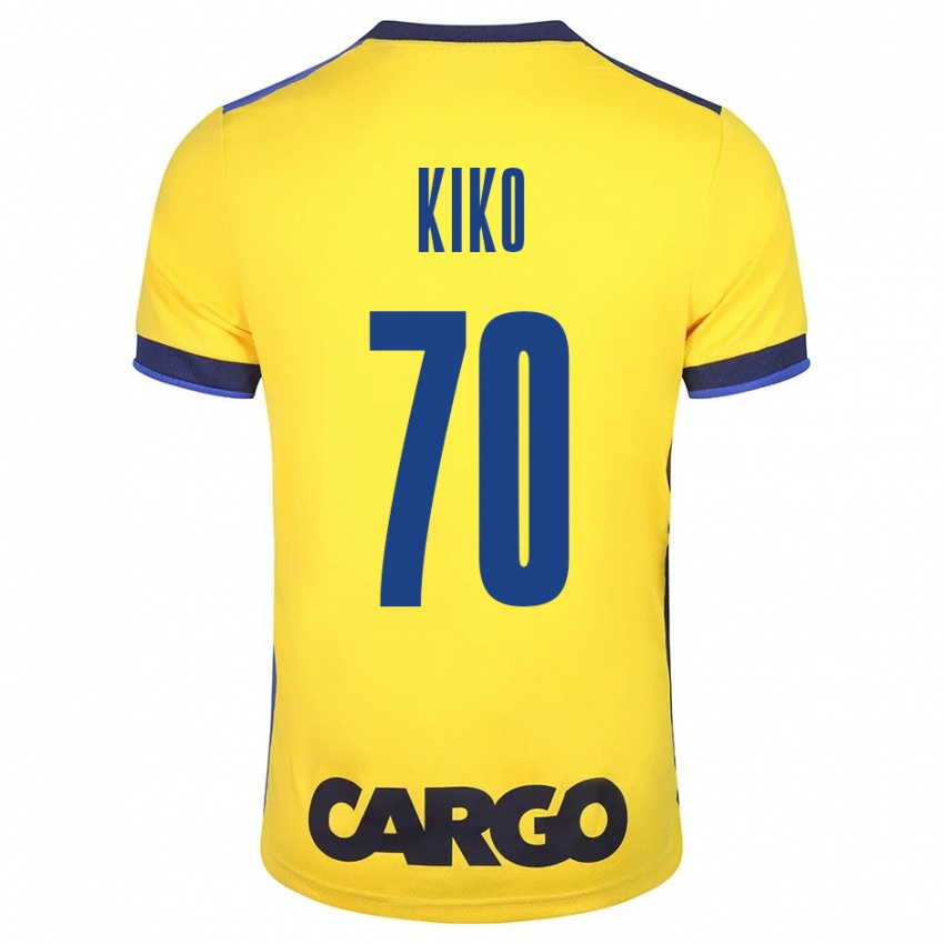Dames Kiko Bondoso #70 Geel Thuisshirt Thuistenue 2023/24 T-Shirt