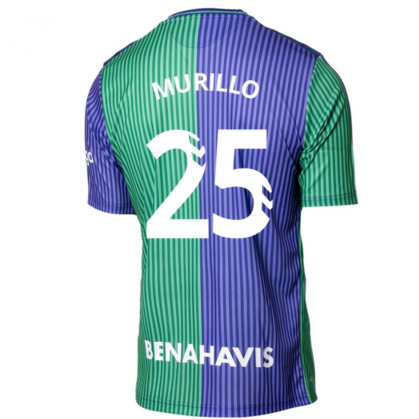 Dames Diego Murillo #25 Groen Blauw Uitshirt Uittenue 2023/24 T-Shirt