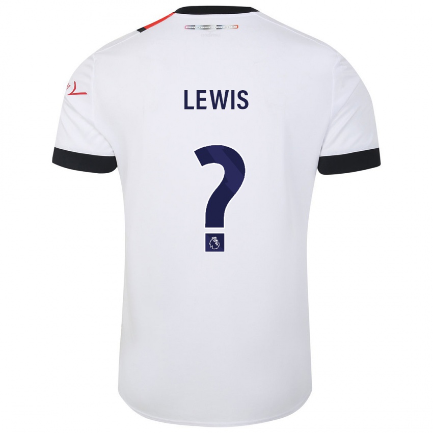 Dames Millar Matthews-Lewis #0 Wit Uitshirt Uittenue 2023/24 T-Shirt