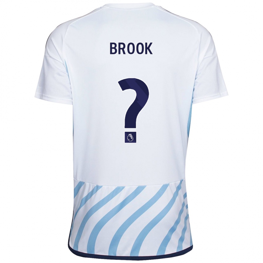 Dames Will Brook #0 Wit Blauw Uitshirt Uittenue 2023/24 T-Shirt
