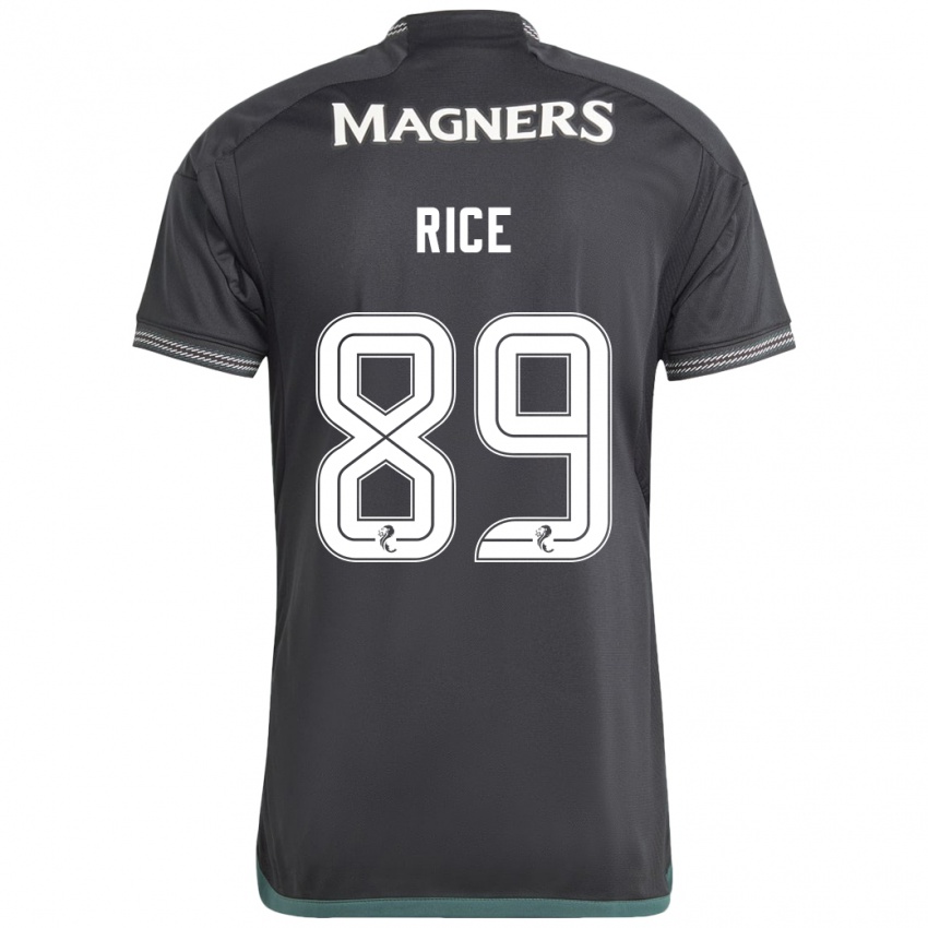 Dames Aidan Rice #89 Zwart Uitshirt Uittenue 2023/24 T-Shirt
