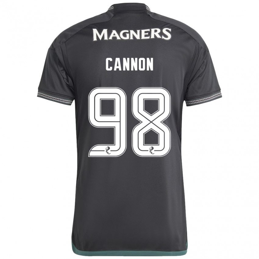 Dames Aidan Cannon #98 Zwart Uitshirt Uittenue 2023/24 T-Shirt