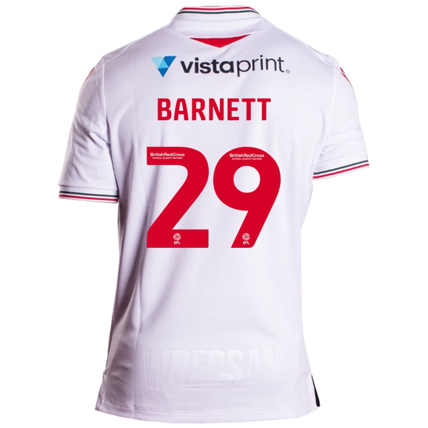 Dames Ryan Barnett #29 Wit Uitshirt Uittenue 2023/24 T-Shirt