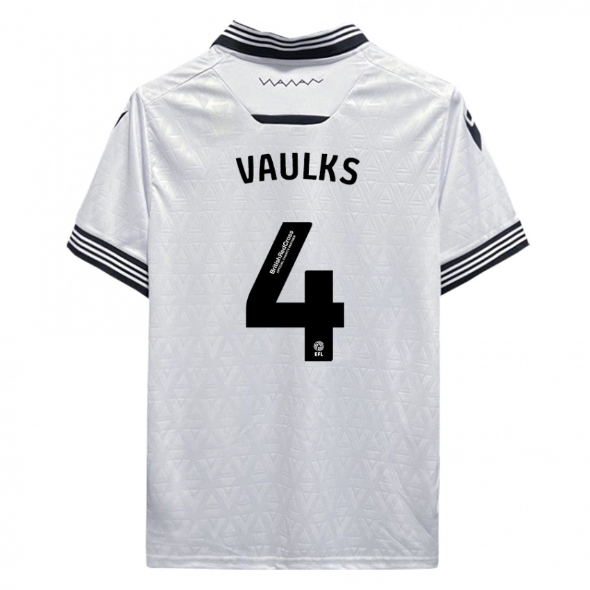 Dames Will Vaulks #4 Wit Uitshirt Uittenue 2023/24 T-Shirt