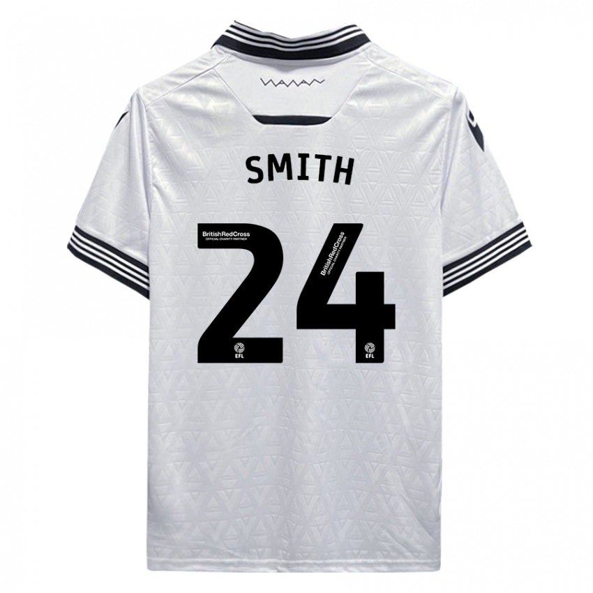 Dames Michael Smith #24 Wit Uitshirt Uittenue 2023/24 T-Shirt