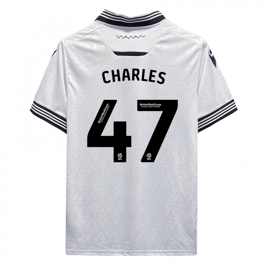 Dames Pierce Charles #47 Wit Uitshirt Uittenue 2023/24 T-Shirt