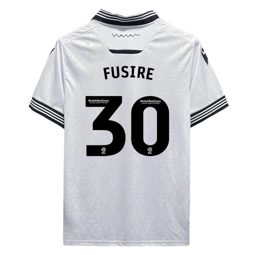 Dames Sean Fusire #30 Wit Uitshirt Uittenue 2023/24 T-Shirt