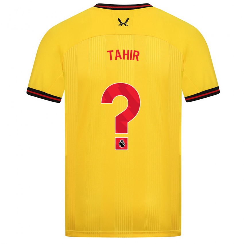 Dames Zain Tahir #0 Geel Uitshirt Uittenue 2023/24 T-Shirt
