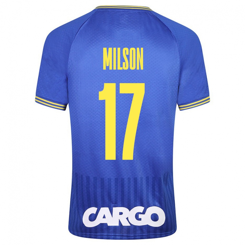 Dames Milson #17 Blauw Uitshirt Uittenue 2023/24 T-Shirt