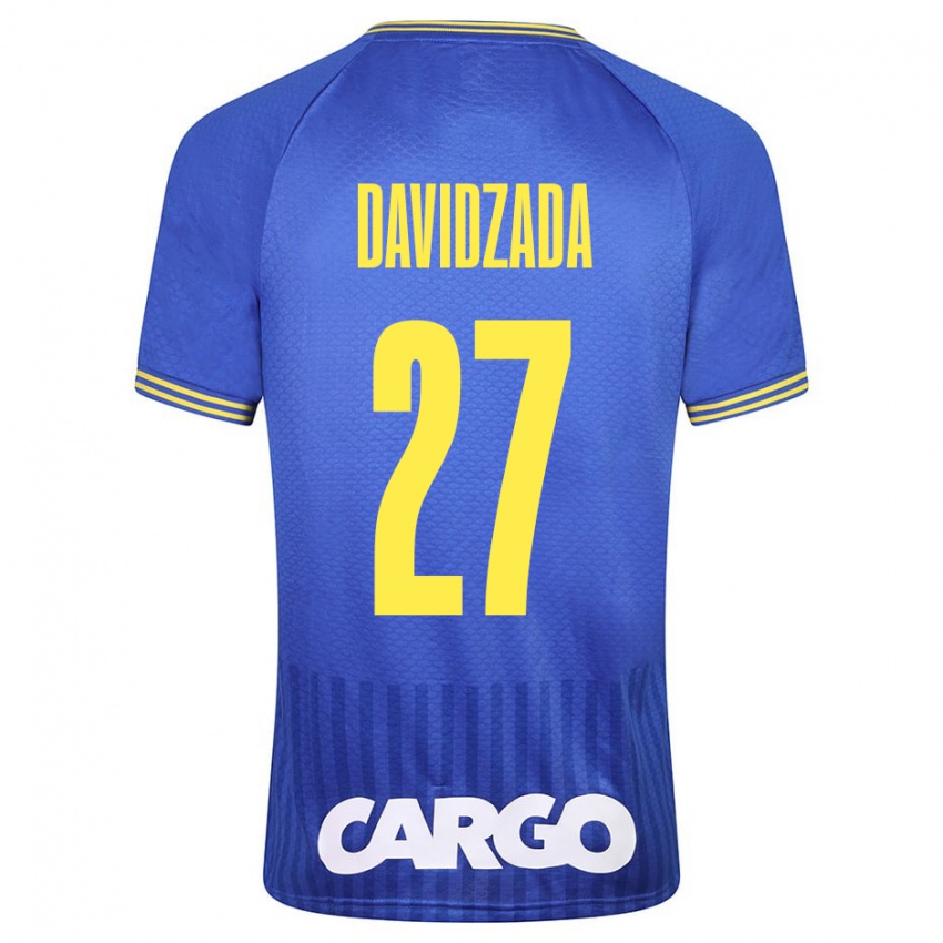 Dames Ofir Davidzada #27 Blauw Uitshirt Uittenue 2023/24 T-Shirt