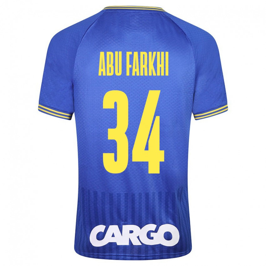 Dames Sayed Abu Farkhi #34 Blauw Uitshirt Uittenue 2023/24 T-Shirt