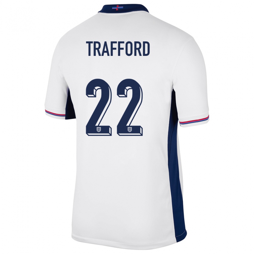 Kinderen Engeland James Trafford #22 Wit Thuisshirt Thuistenue 24-26 T-Shirt