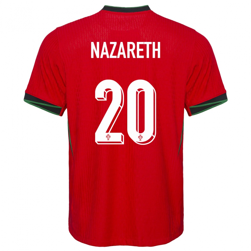 Dames Portugal Kika Nazareth #20 Rood Thuisshirt Thuistenue 24-26 T-Shirt