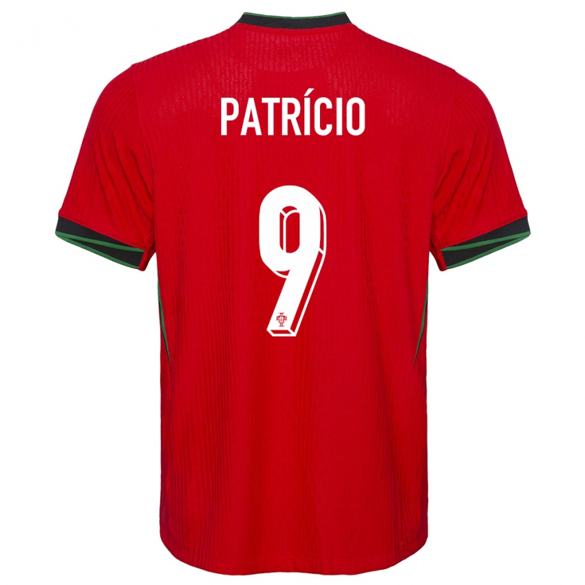 Dames Portugal Nuno Patricio #9 Rood Thuisshirt Thuistenue 24-26 T-Shirt