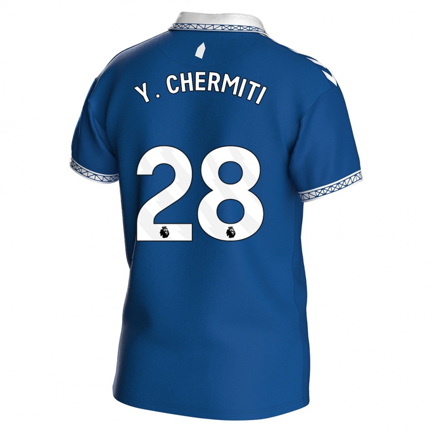 Kinderen Chermiti #28 Koningsblauw Thuisshirt Thuistenue 2023/24 T-Shirt