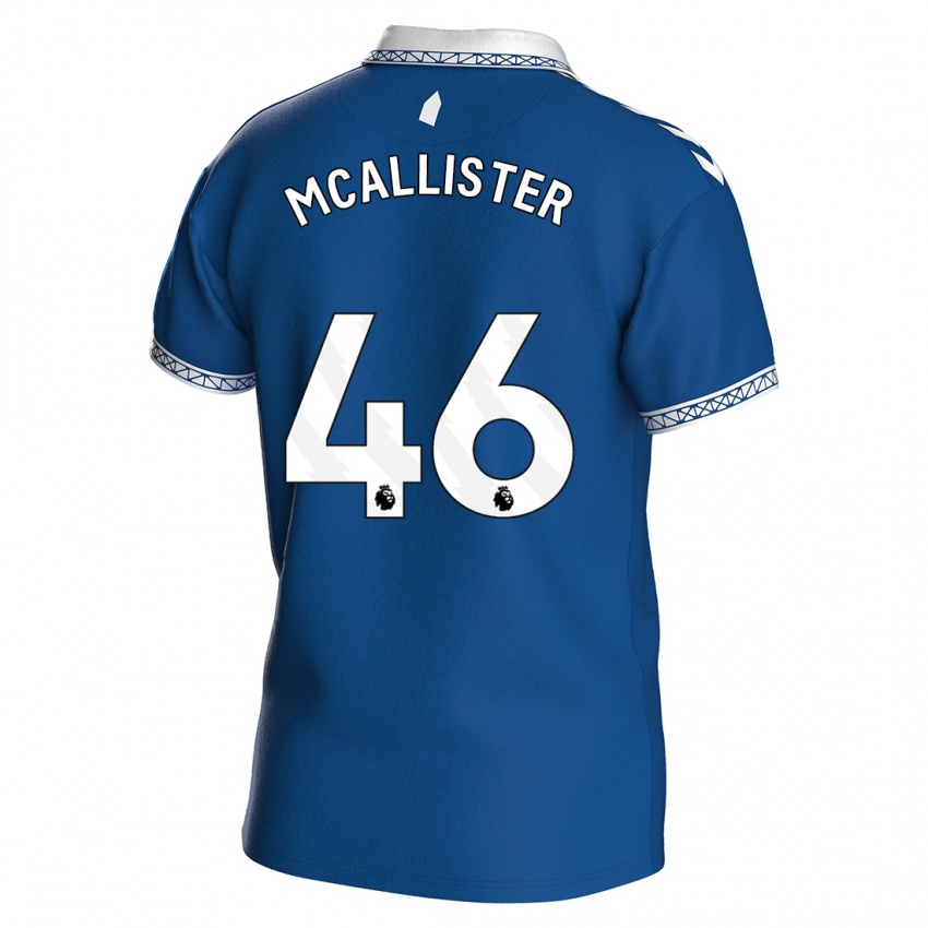 Kinderen Sean Mcallister #46 Koningsblauw Thuisshirt Thuistenue 2023/24 T-Shirt