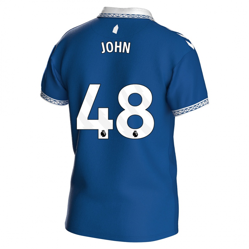 Kinderen Kyle John #48 Koningsblauw Thuisshirt Thuistenue 2023/24 T-Shirt