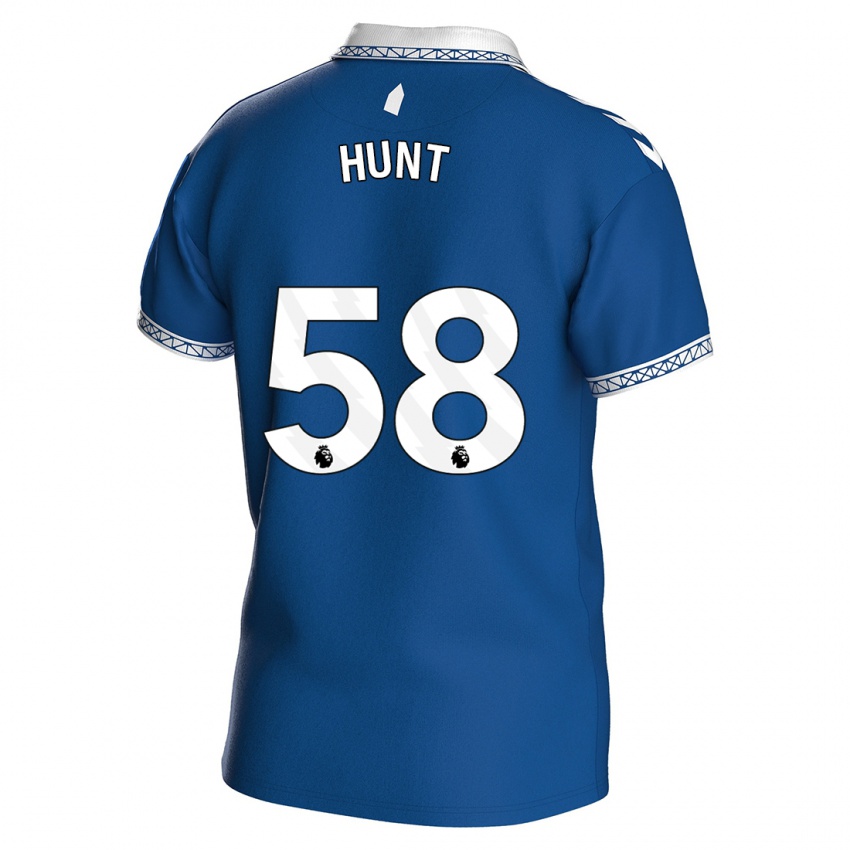 Kinderen Mackenzie Hunt #58 Koningsblauw Thuisshirt Thuistenue 2023/24 T-Shirt