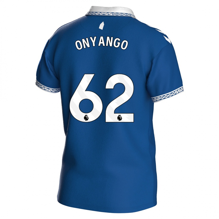 Kinderen Tyler Onyango #62 Koningsblauw Thuisshirt Thuistenue 2023/24 T-Shirt