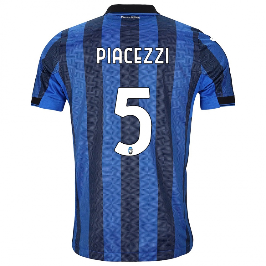 Kinderen Eleonora Piacezzi #5 Zwart Blauw Thuisshirt Thuistenue 2023/24 T-Shirt