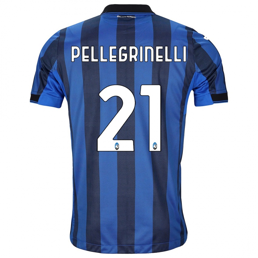 Kinderen Giorgia Pellegrinelli #21 Zwart Blauw Thuisshirt Thuistenue 2023/24 T-Shirt