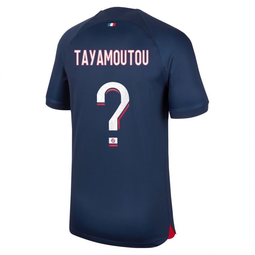 Kinderen Enzo Tayamoutou #0 Blauw Rood Thuisshirt Thuistenue 2023/24 T-Shirt