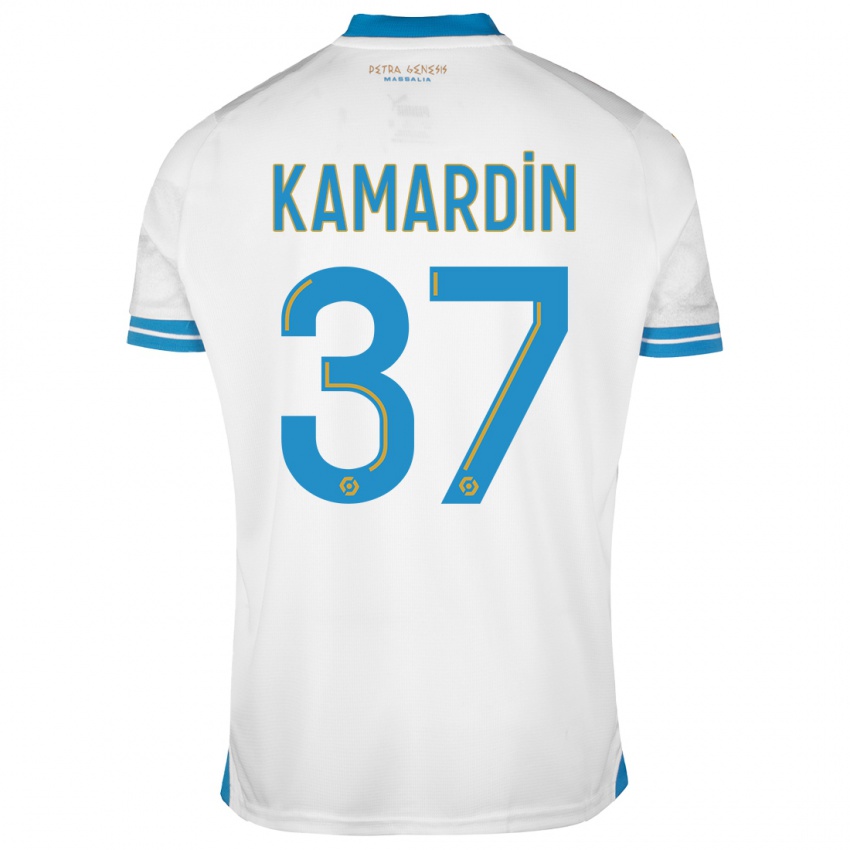 Kinderen Aaron Kamardin #37 Wit Thuisshirt Thuistenue 2023/24 T-Shirt