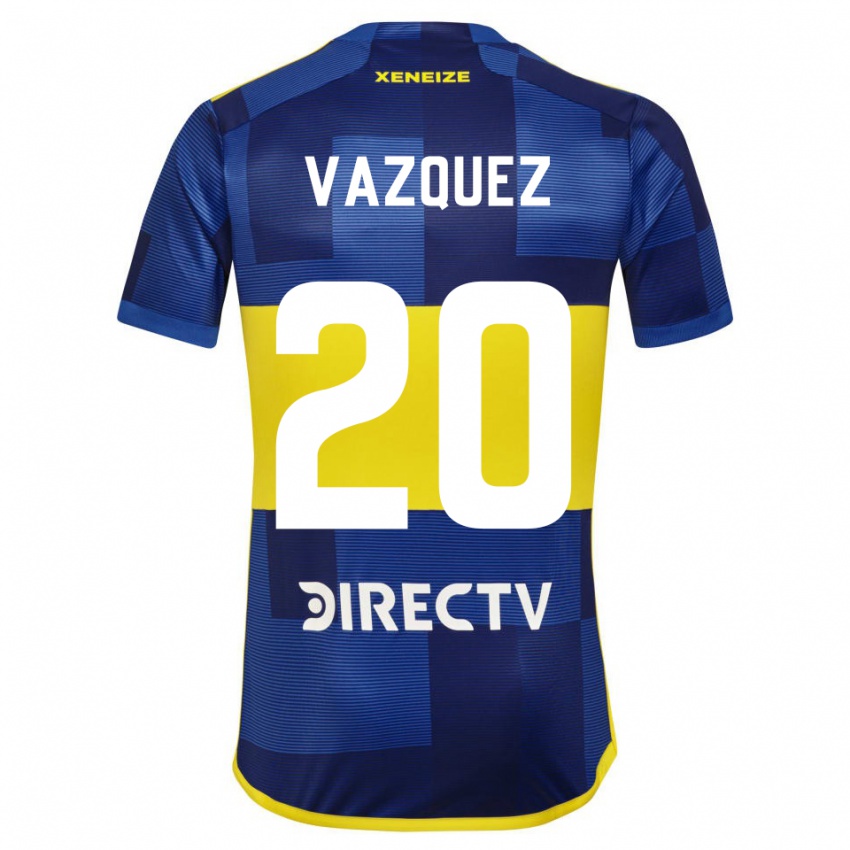 Kinderen Constanza Vazquez #20 Donkerblauw Geel Thuisshirt Thuistenue 2023/24 T-Shirt