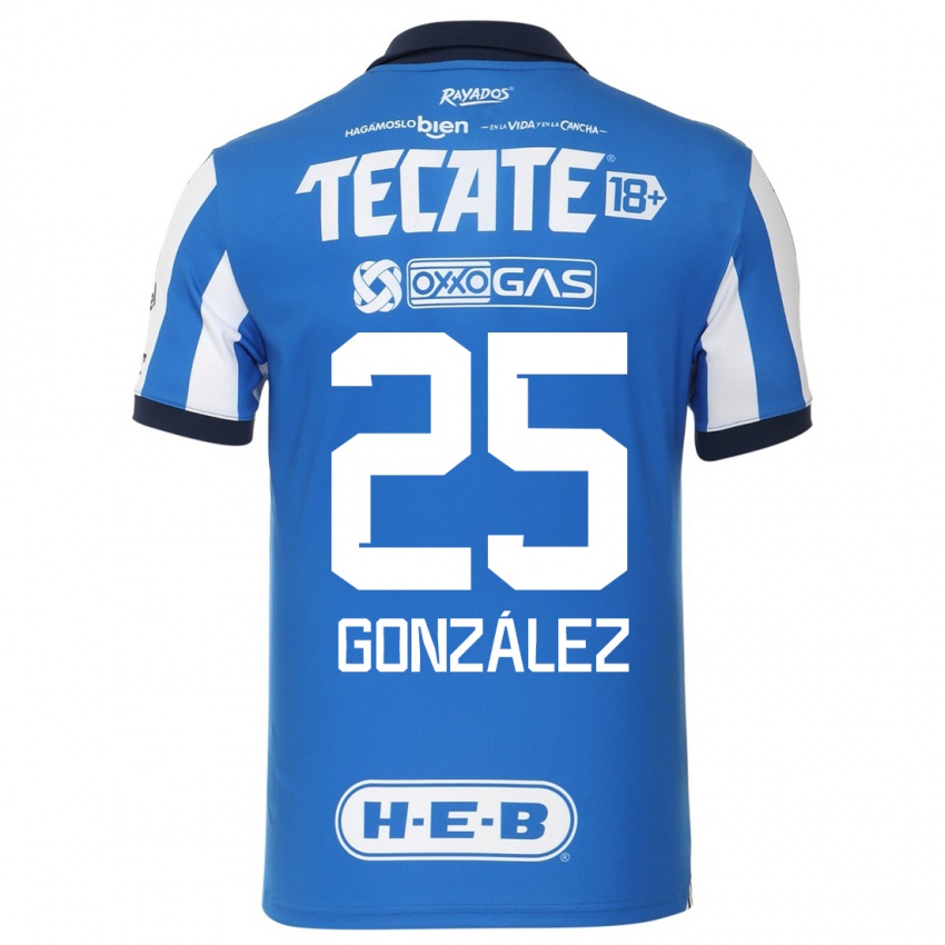 Kinderen Jonathan González #25 Blauw Wit Thuisshirt Thuistenue 2023/24 T-Shirt