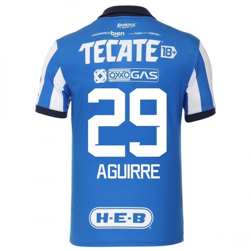 Kinderen Rodrigo Aguirre #29 Blauw Wit Thuisshirt Thuistenue 2023/24 T-Shirt