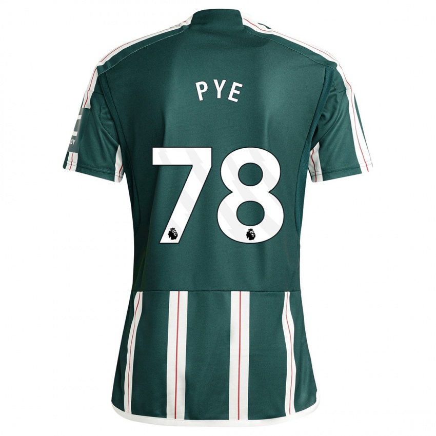 Kinderen Logan Pye #78 Donkergroen Uitshirt Uittenue 2023/24 T-Shirt