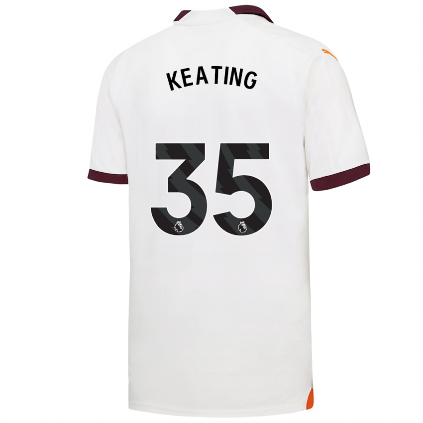 Kinderen Khiara Keating #35 Wit Uitshirt Uittenue 2023/24 T-Shirt