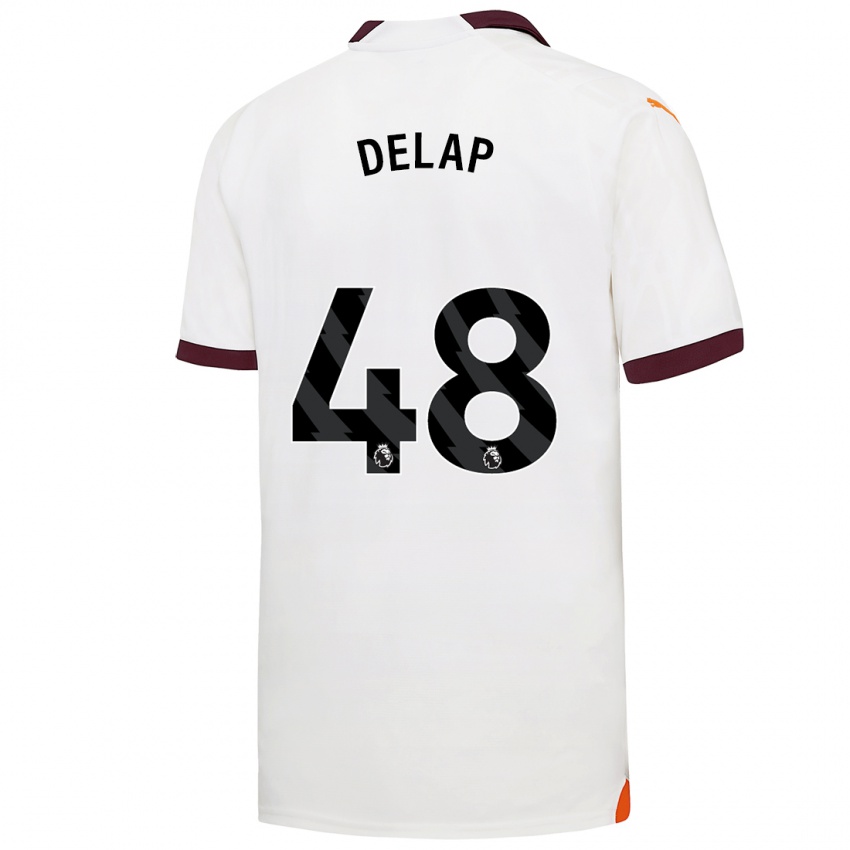Kinderen Liam Delap #48 Wit Uitshirt Uittenue 2023/24 T-Shirt
