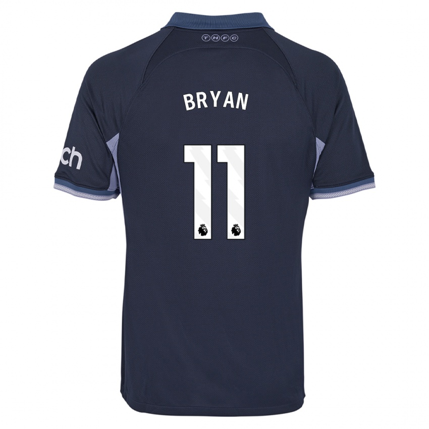 Kinderen Bryan Gil #11 Donkerblauw Uitshirt Uittenue 2023/24 T-Shirt