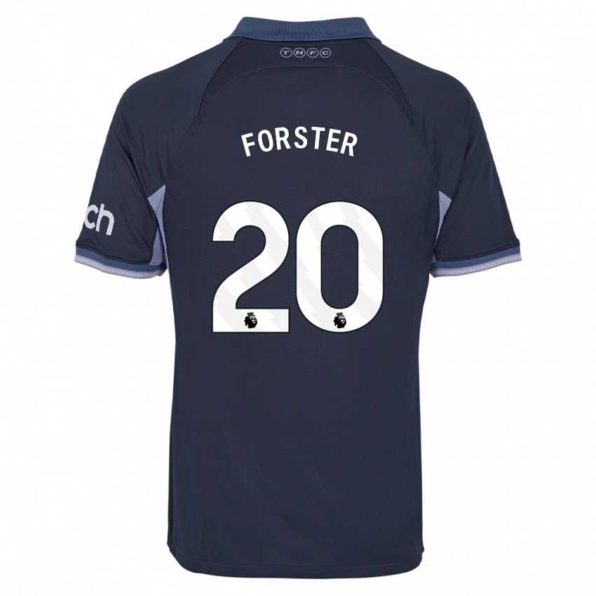 Kinderen Fraser Forster #20 Donkerblauw Uitshirt Uittenue 2023/24 T-Shirt