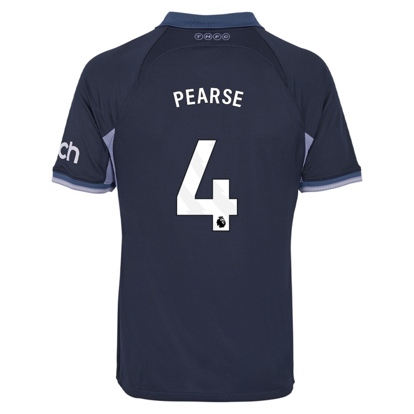 Kinderen Gracie Pearse #4 Donkerblauw Uitshirt Uittenue 2023/24 T-Shirt