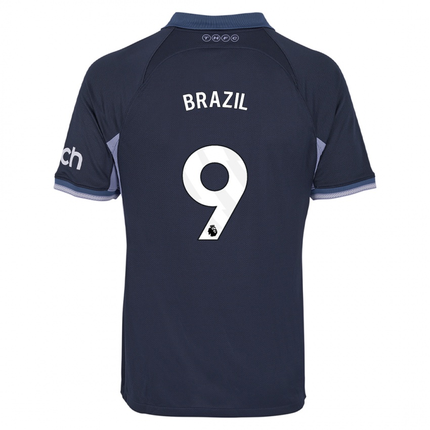 Kinderen Ellie Brazil #9 Donkerblauw Uitshirt Uittenue 2023/24 T-Shirt