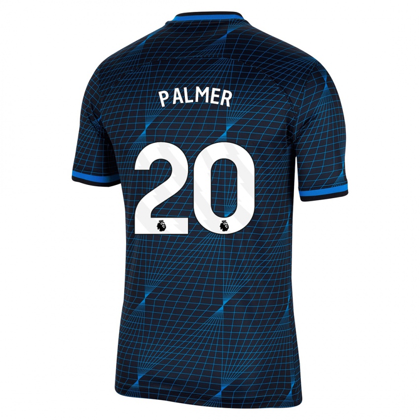 Kinderen Cole Palmer #20 Donkerblauw Uitshirt Uittenue 2023/24 T-Shirt