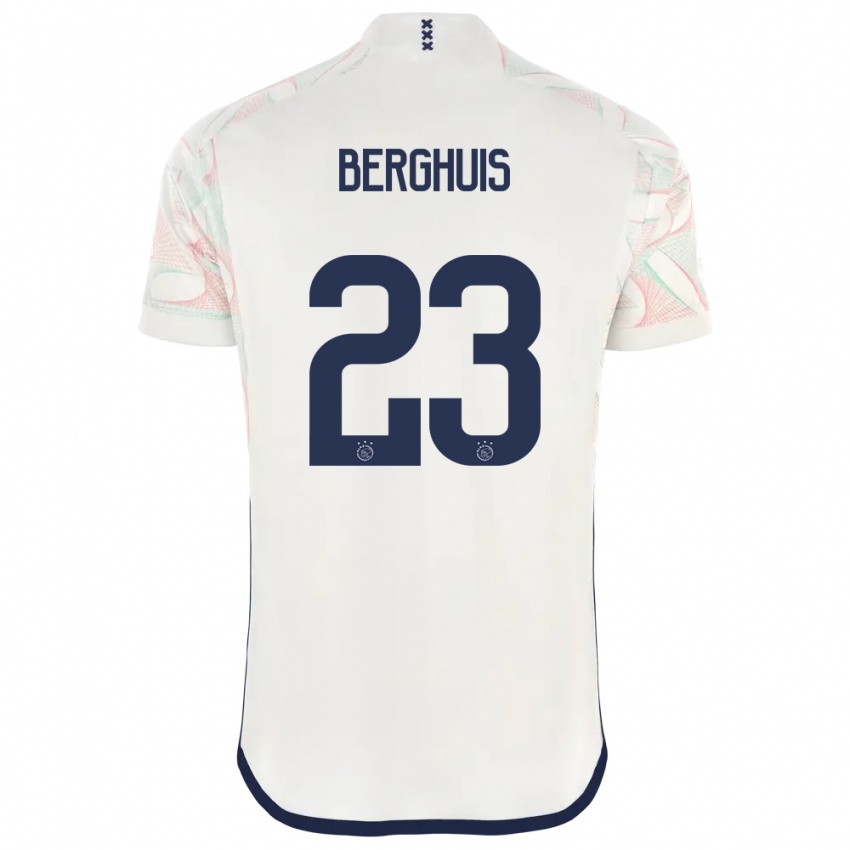 Kinderen Steven Berghuis #23 Wit Uitshirt Uittenue 2023/24 T-Shirt