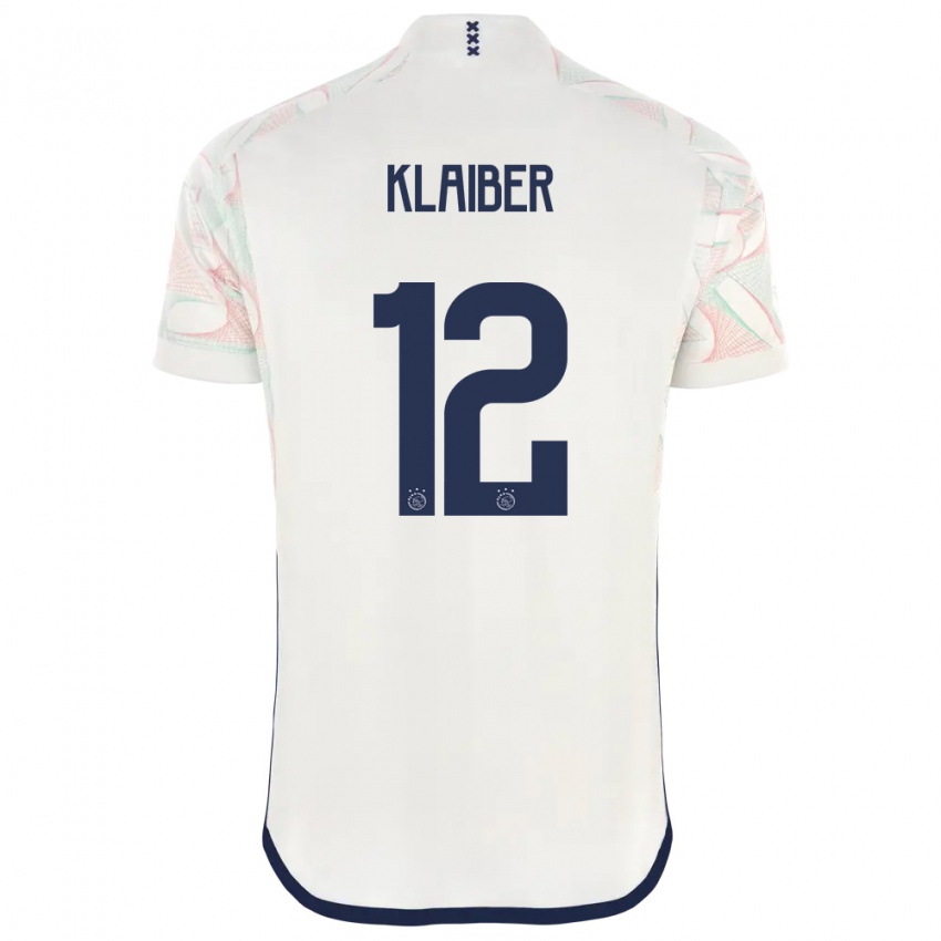 Kinderen Sean Klaiber #12 Wit Uitshirt Uittenue 2023/24 T-Shirt