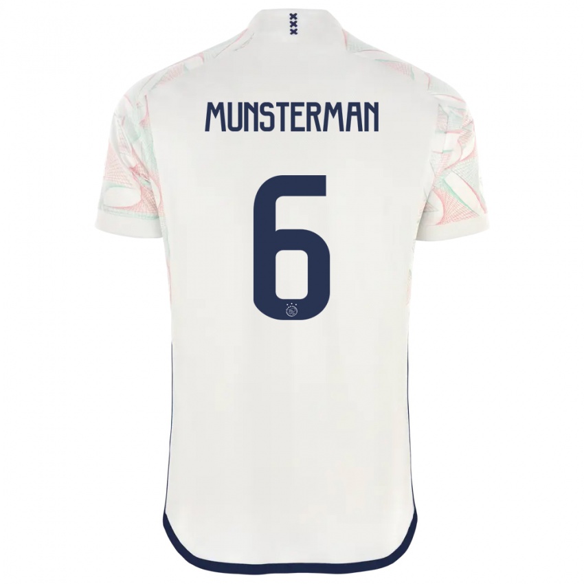 Kinderen Marthe Munsterman #6 Wit Uitshirt Uittenue 2023/24 T-Shirt