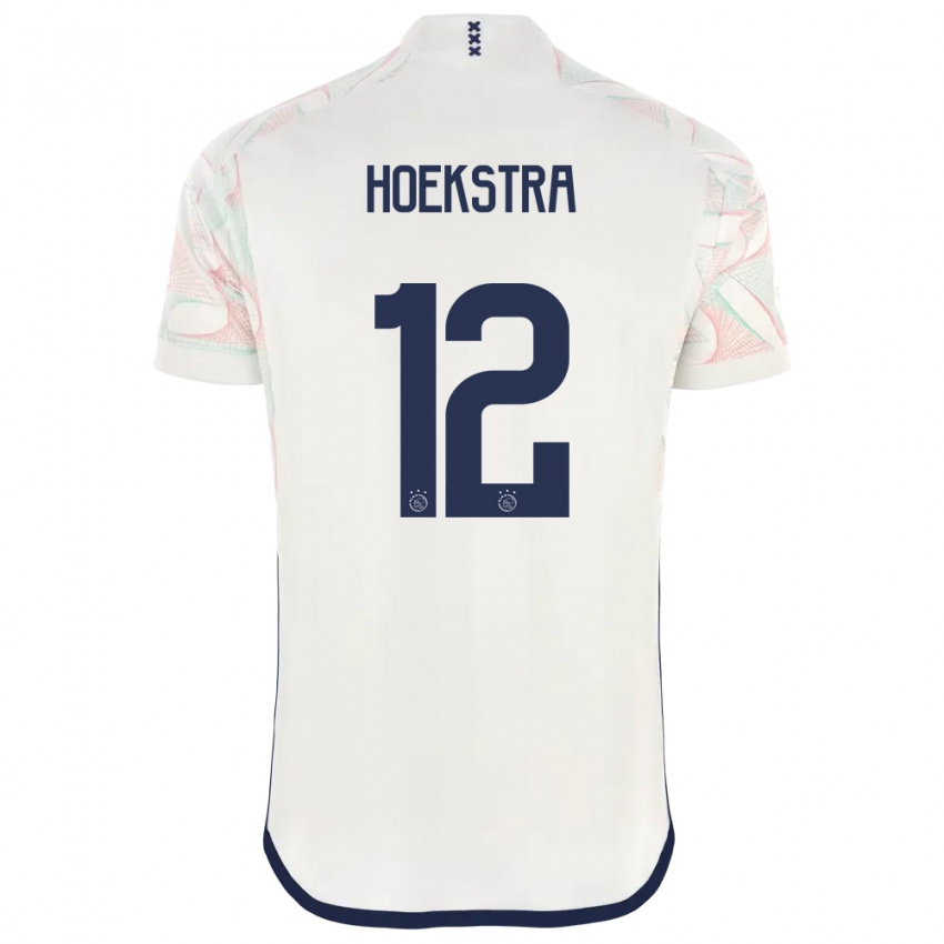 Kinderen Isabelle Hoekstra #12 Wit Uitshirt Uittenue 2023/24 T-Shirt
