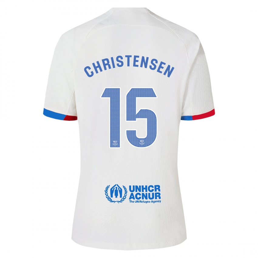 Kinderen Andreas Christensen #15 Wit Uitshirt Uittenue 2023/24 T-Shirt
