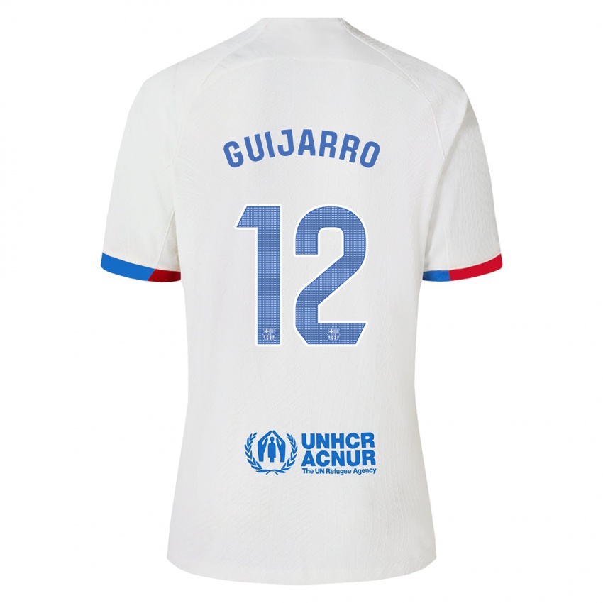 Kinderen Patricia Guijarro #12 Wit Uitshirt Uittenue 2023/24 T-Shirt