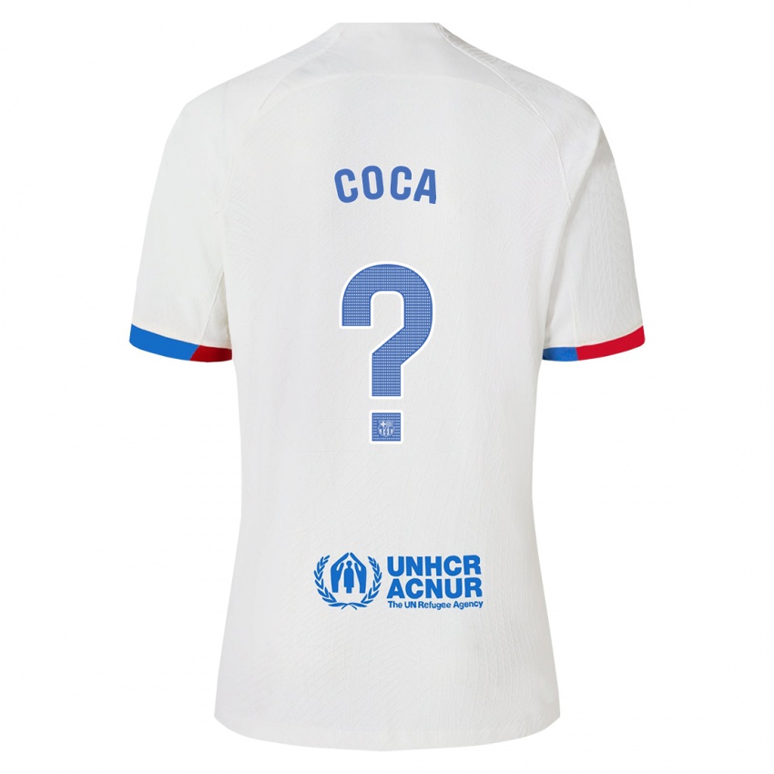 Kinderen Jan Coca #0 Wit Uitshirt Uittenue 2023/24 T-Shirt