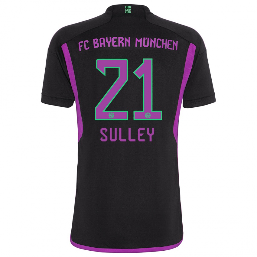 Kinderen Williams Baffour Sulley #21 Zwart Uitshirt Uittenue 2023/24 T-Shirt
