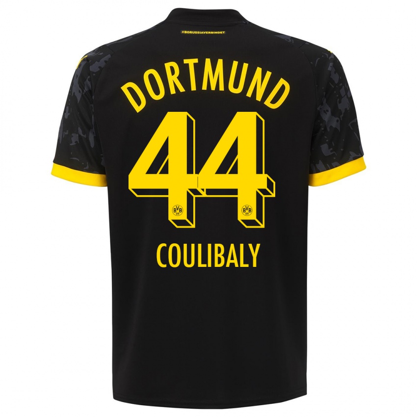 Kinderen Soumaila Coulibaly #44 Zwart Uitshirt Uittenue 2023/24 T-Shirt