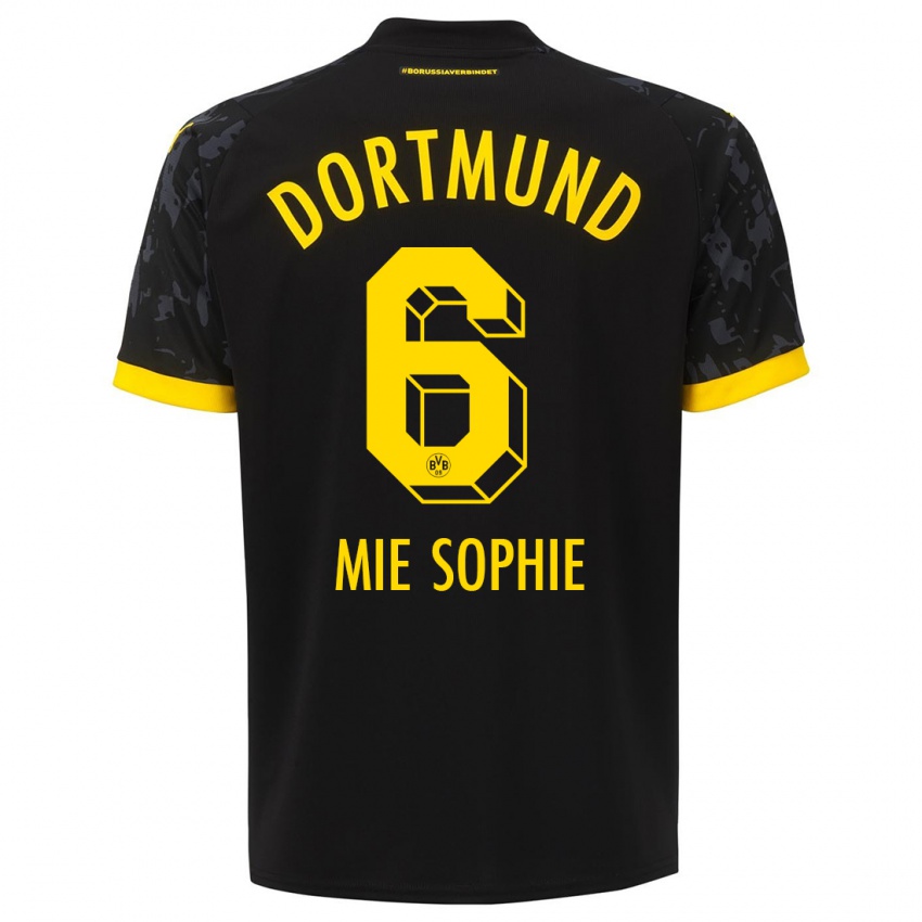 Kinderen Sando Mie Sophie #6 Zwart Uitshirt Uittenue 2023/24 T-Shirt