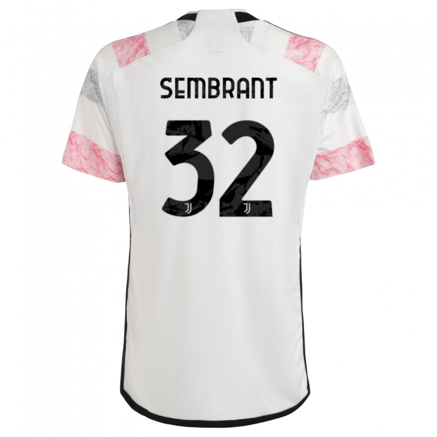 Kinderen Linda Sembrant #32 Wit Roze Uitshirt Uittenue 2023/24 T-Shirt